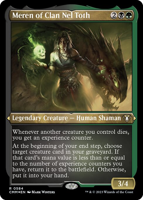 ネル・トース族のメーレン/Meren of Clan Nel Toth [CMM] [FOIL][エッチング]