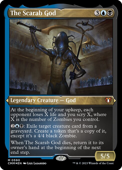 スカラベの神/The Scarab God [CMM] [FOIL][エッチング]