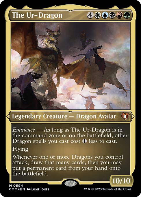 始祖ドラゴン/The Ur-Dragon [CMM] [FOIL][エッチング]