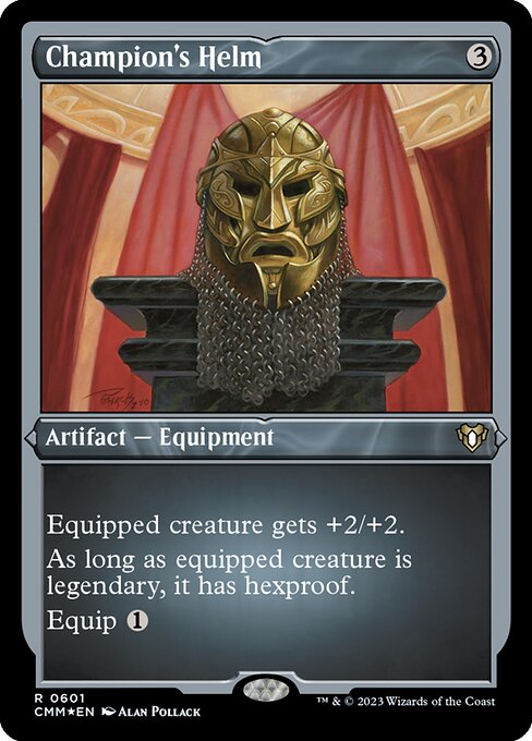 勇者の兜/Champion's Helm [CMM] [FOIL][エッチング]