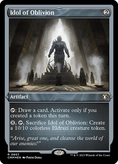 忘却の偶像/Idol of Oblivion [CMM] [FOIL][エッチング]