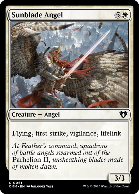 陽刃の天使/Sunblade Angel [CMM] [FOIL]