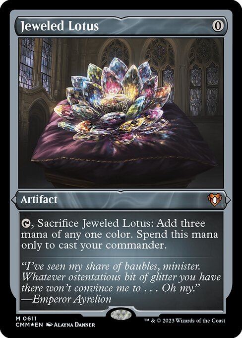 宝石の睡蓮/Jeweled Lotus [CMM] [FOIL][エッチング]