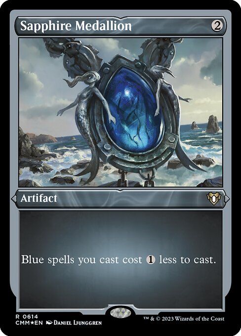 サファイアの大メダル/Sapphire Medallion [CMM] [FOIL][エッチング]