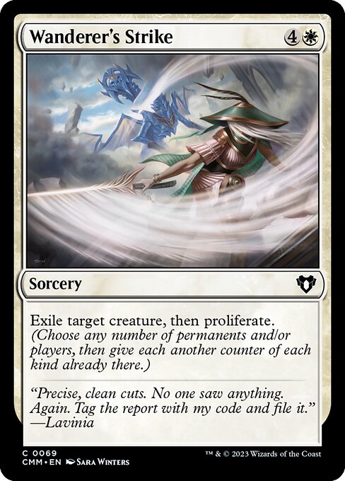 放浪者の一撃/Wanderer's Strike [CMM] [FOIL]