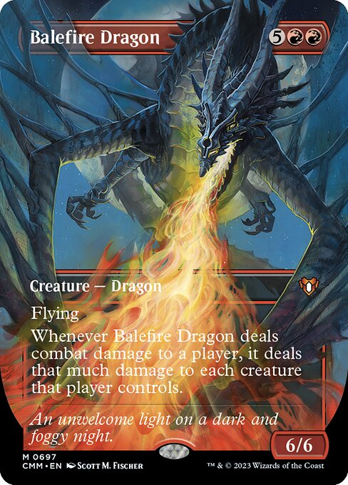 災火のドラゴン/Balefire Dragon [CMM-BF][ボーダーレス]