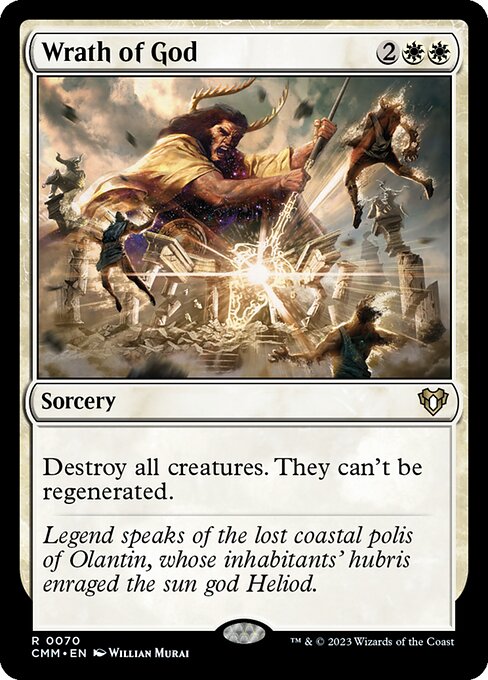 神の怒り/Wrath of God [CMM] [FOIL]