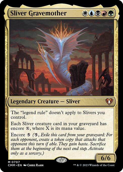 スリヴァーの墳母/Sliver Gravemother [CMM] [FOIL]