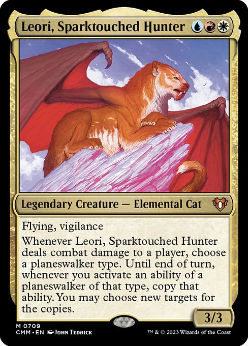 灯触れの狩人、レオリ/Leori, Sparktouched Hunter [CMM] [FOIL]