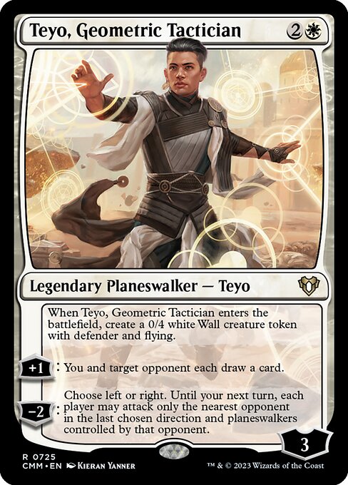 幾何学の戦術家、テヨ/Teyo, Geometric Tactician [CMM] [FOIL]