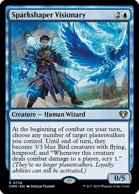 灯造りの幻想家/Sparkshaper Visionary [CMM] [FOIL]