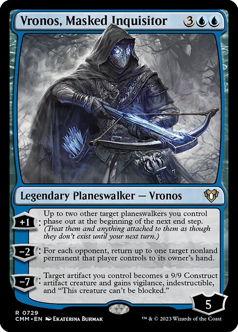 覆面の審問官、ヴロノース/Vronos, Masked Inquisitor [CMM] [FOIL]