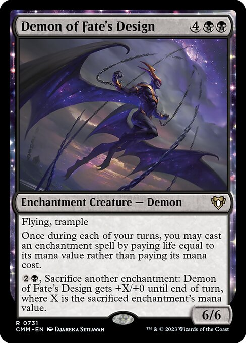 破滅企図の悪魔/Demon of Fate's Design [CMM] [FOIL]