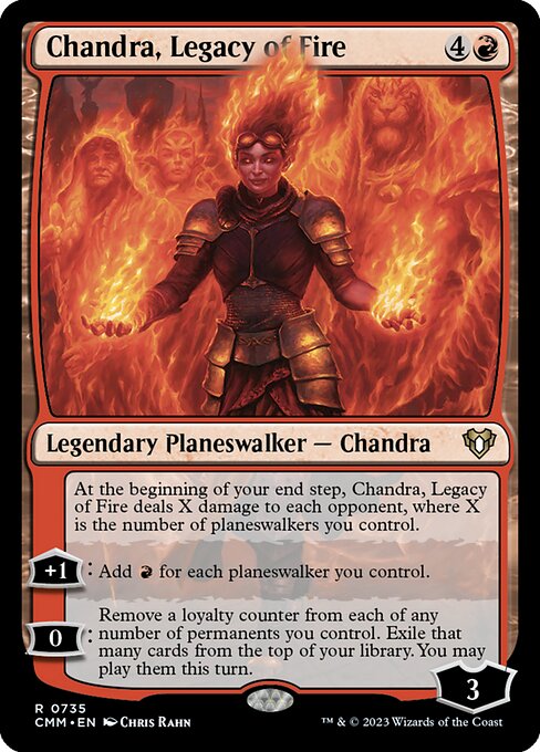 火の後裔、チャンドラ/Chandra, Legacy of Fire [CMM] [FOIL]