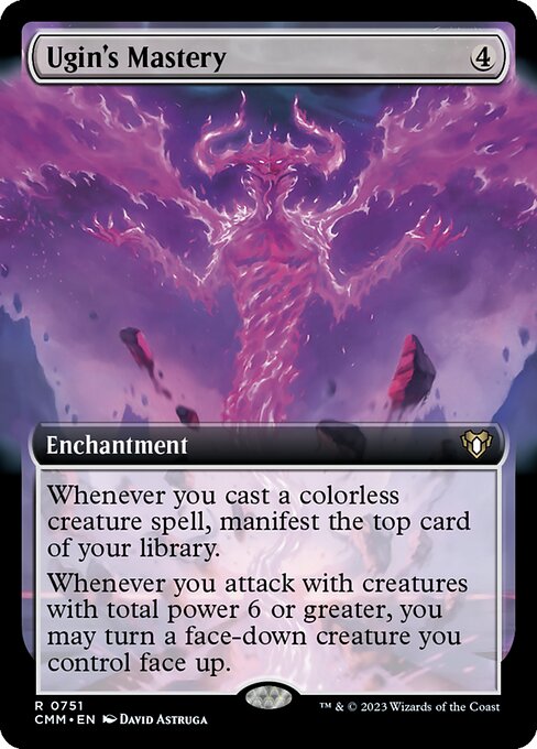 ウギンの支配/Ugin's Mastery [CMM-BF][拡張アート][FOIL]