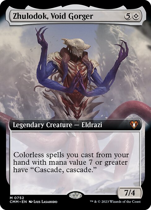 虚空喰らい、ズロドック/Zhulodok, Void Gorger [CMM-BF][拡張アート][FOIL]