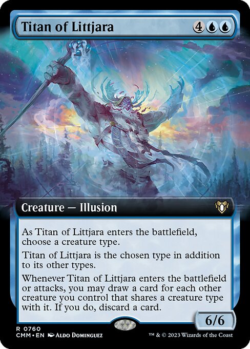 リトヤラのタイタン/Titan of Littjara [CMM-BF][拡張アート][FOIL]
