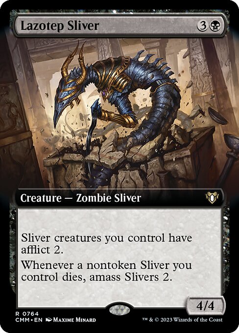 ラゾテプ・スリヴァー/Lazotep Sliver [CMM-BF][拡張アート][FOIL]