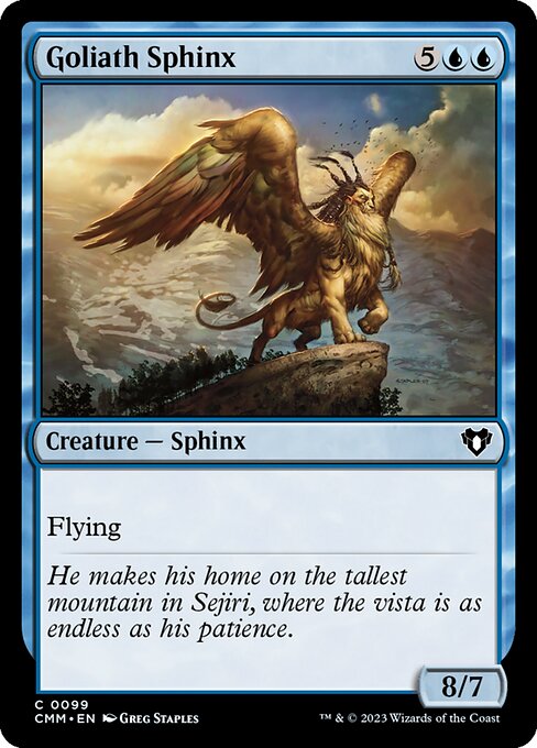 大巨人のスフィンクス/Goliath Sphinx [CMM] [FOIL]