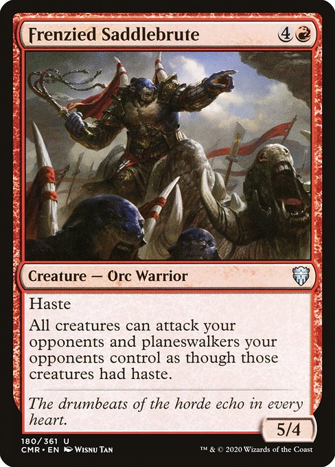 激情の鞍暴れ/Frenzied Saddlebrute [CMR][FOIL]