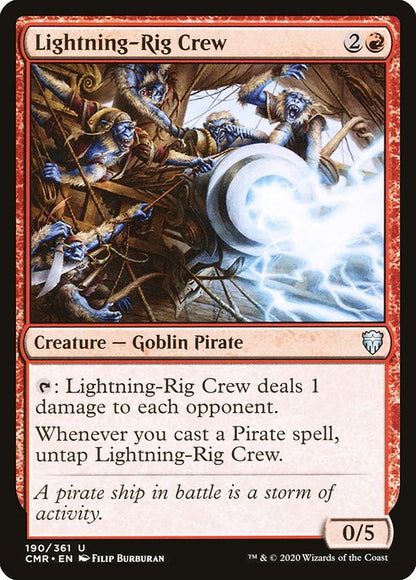 稲妻砲手/Lightning-Rig Crew [CMR][FOIL]