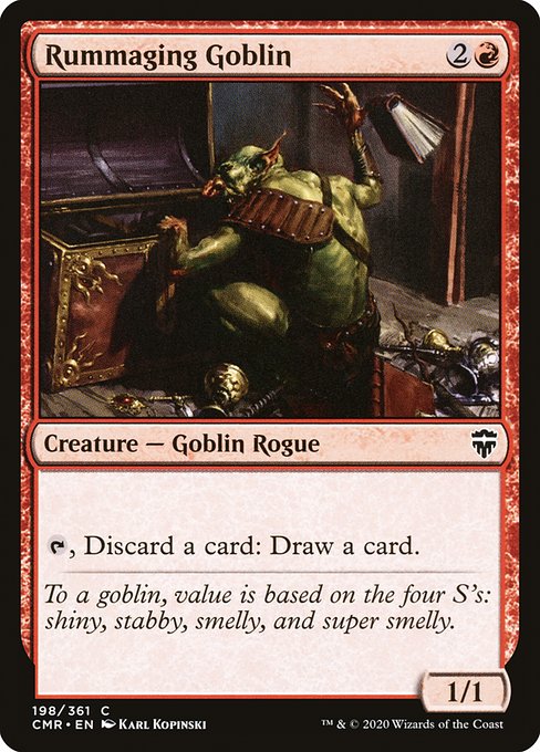 かき回すゴブリン/Rummaging Goblin [CMR][FOIL]