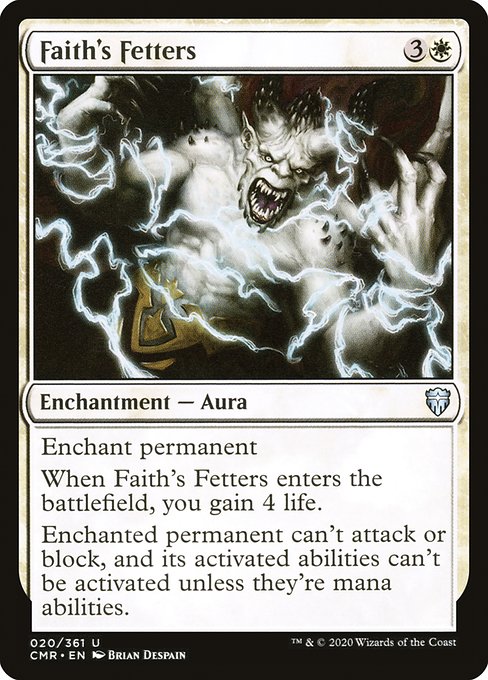 信仰の足枷/Faith's Fetters [CMR][FOIL]