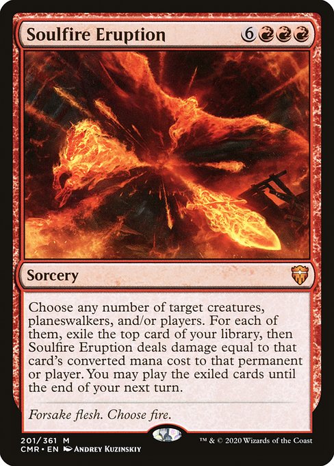 魂火の噴火/Soulfire Eruption [CMR][FOIL]