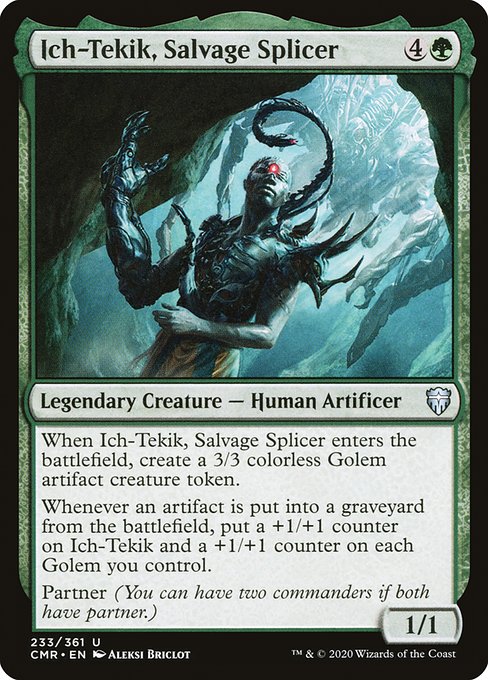 回収の接合者、イチ＝テキク/Ich-Tekik, Salvage Splicer [CMR][FOIL]