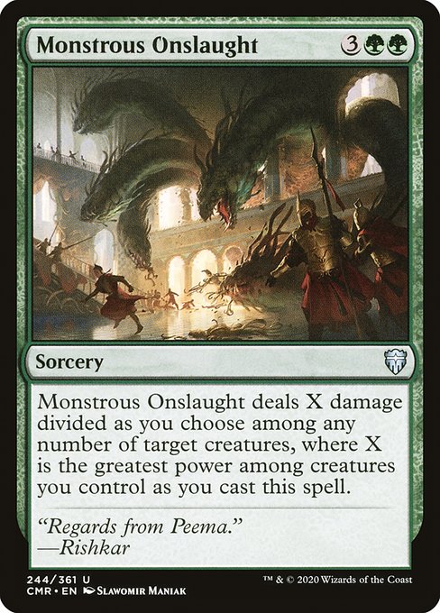 巨怪の猛攻/Monstrous Onslaught [CMR]