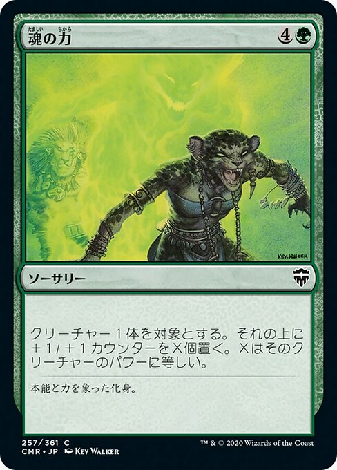 魂の力/Soul's Might [CMR][FOIL]
