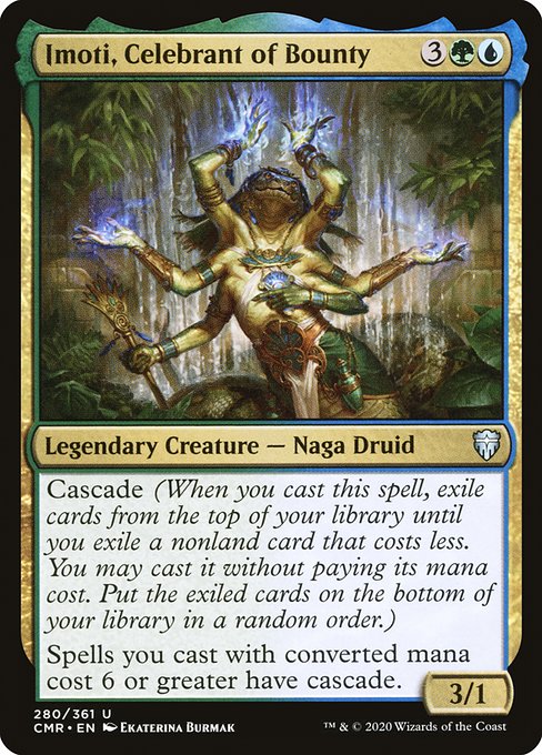報奨の祝賀者、イモーティ/Imoti, Celebrant of Bounty [CMR][FOIL]