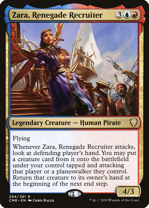 改革派の勧誘者、ザラ/Zara, Renegade Recruiter [CMR]