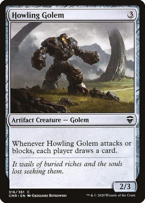 吠えたけるゴーレム/Howling Golem [CMR][FOIL]
