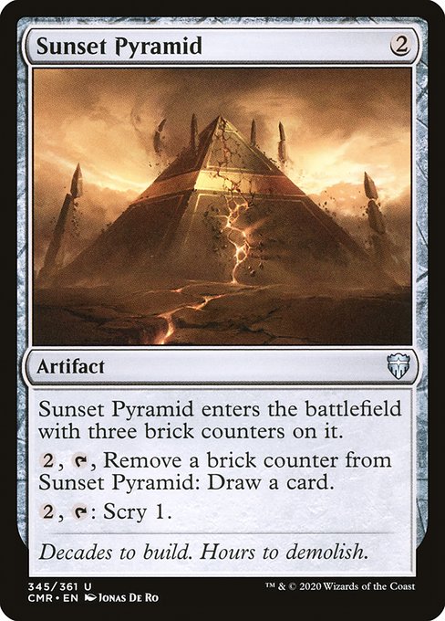 黄昏のピラミッド/Sunset Pyramid [CMR][FOIL]