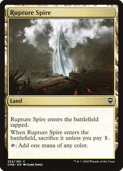 断ち割る尖塔/Rupture Spire [CMR][FOIL]