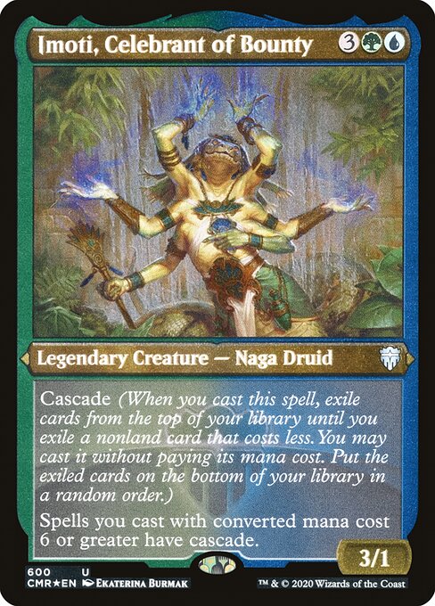 報奨の祝賀者、イモーティ/Imoti, Celebrant of Bounty [CMR][FOIL][エッチング]
