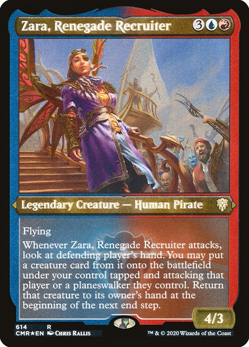 改革派の勧誘者、ザラ/Zara, Renegade Recruiter [CMR][FOIL][エッチング]