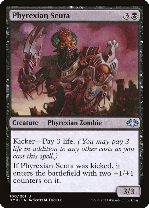 ファイレクシアの盾持ち/Phyrexian Scuta [DMR][FOIL]