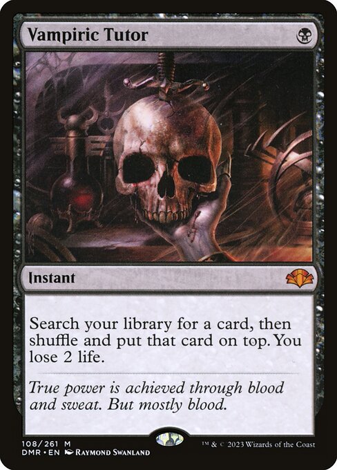 吸血の教示者/Vampiric Tutor [DMR][FOIL]