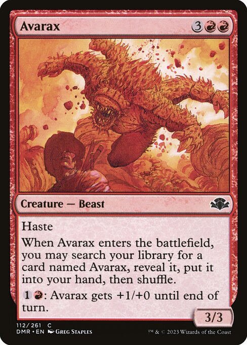 アヴァラックス/Avarax [DMR][FOIL]