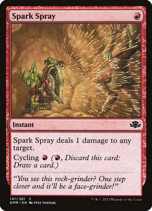 火花のしぶき/Spark Spray [DMR][FOIL]
