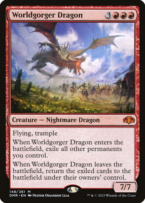 世界喰らいのドラゴン/Worldgorger Dragon [DMR][FOIL]