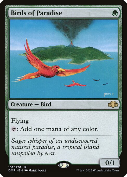 極楽鳥/Birds of Paradise [DMR][FOIL]
