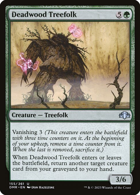 デッドウッドのツリーフォーク/Deadwood Treefolk [DMR][FOIL]
