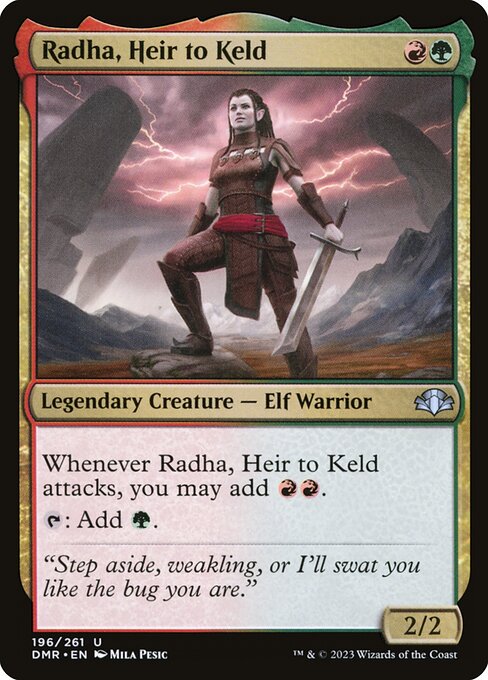 ケルドの後継者、ラーダ/Radha, Heir to Keld [DMR][FOIL]