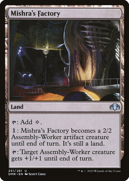 ミシュラの工廠/Mishra's Factory [DMR][FOIL]