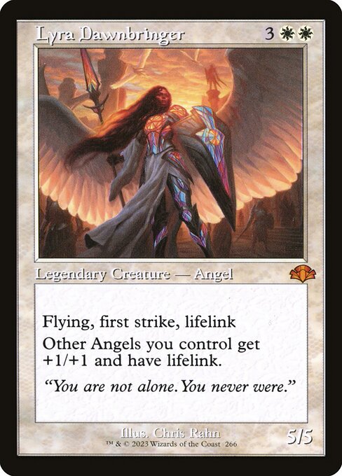 黎明をもたらす者ライラ/Lyra Dawnbringer [DMR-BF][旧枠][FOIL]