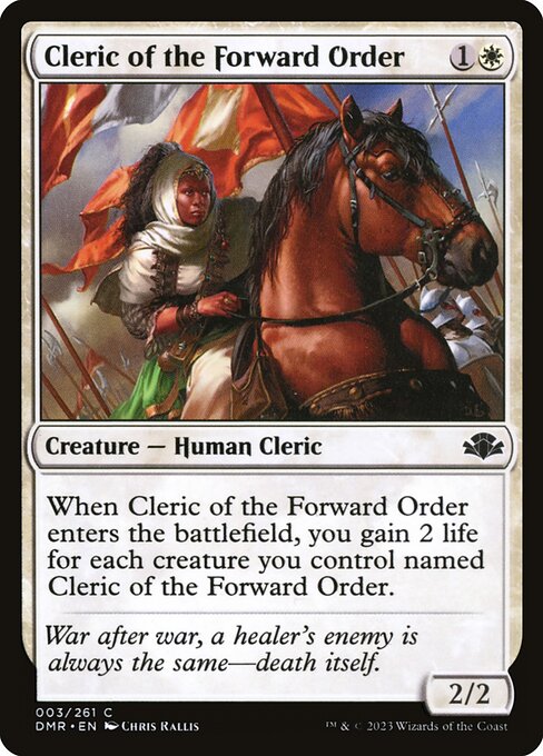 前線の僧侶/Cleric of the Forward Order [DMR]