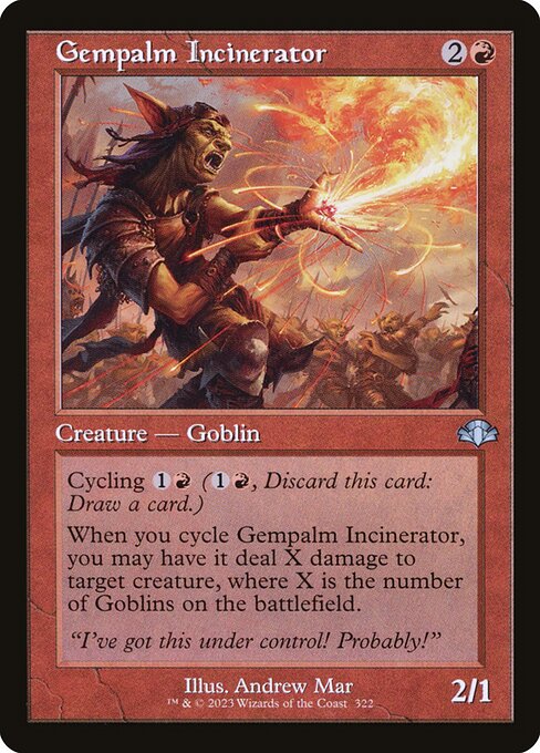 宝石の手の焼却者/Gempalm Incinerator [DMR-BF][旧枠][FOIL]